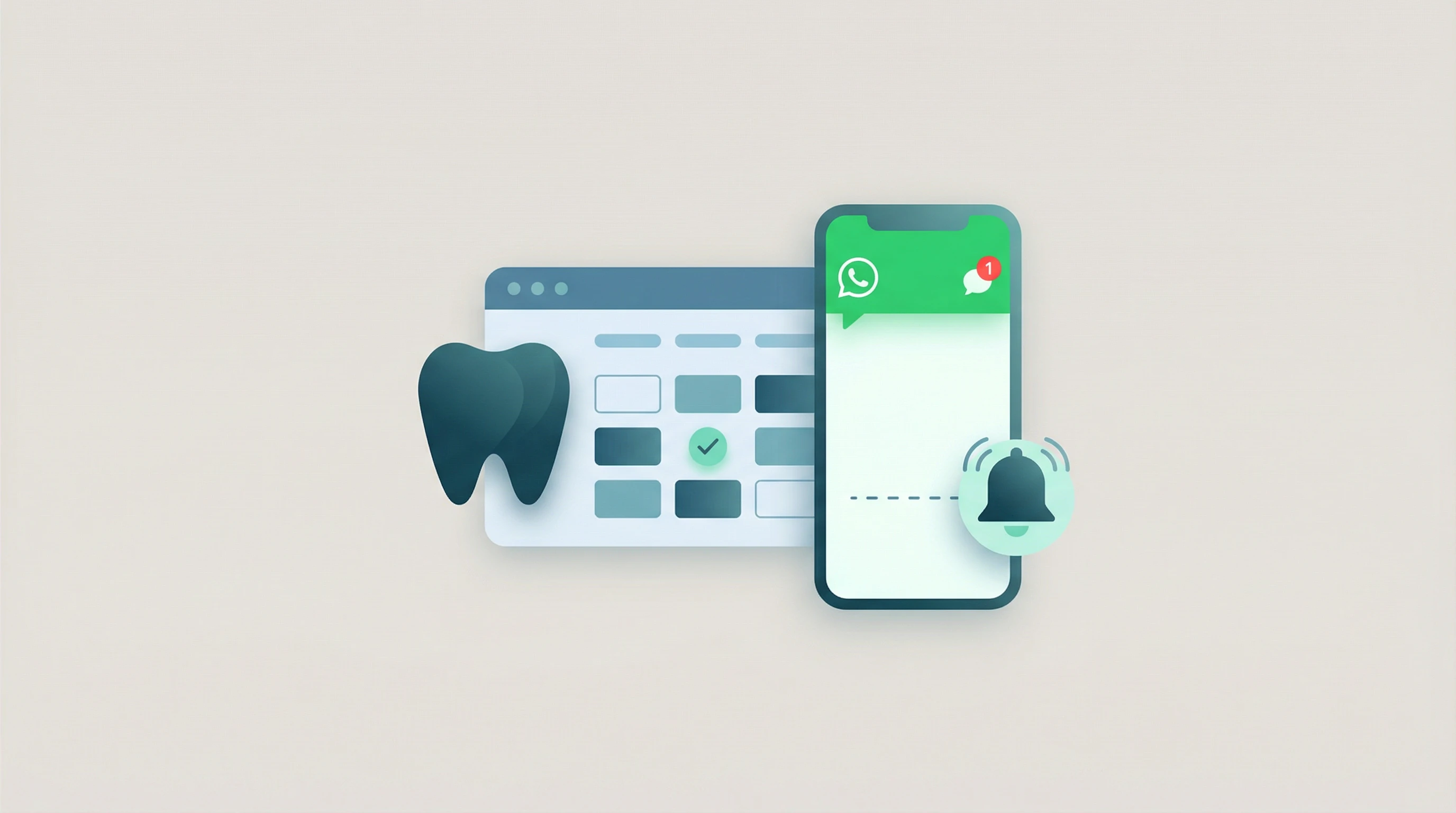 Gestione appuntamenti studio dentistico con promemoria WhatsApp