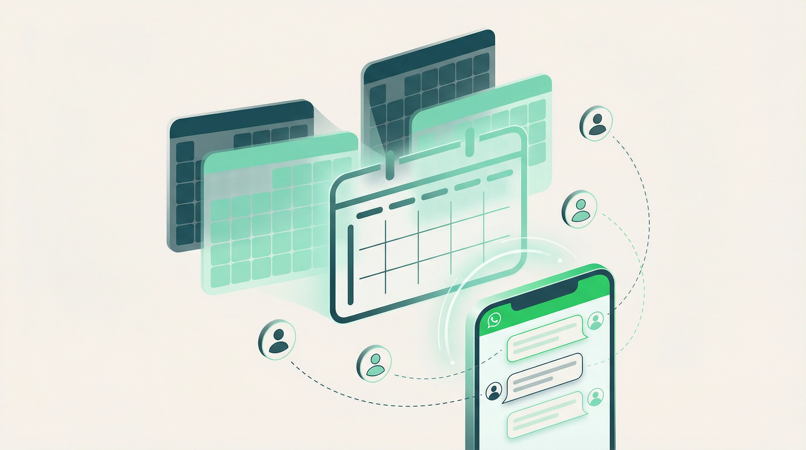 Calendari condivisi per team con promemoria WhatsApp