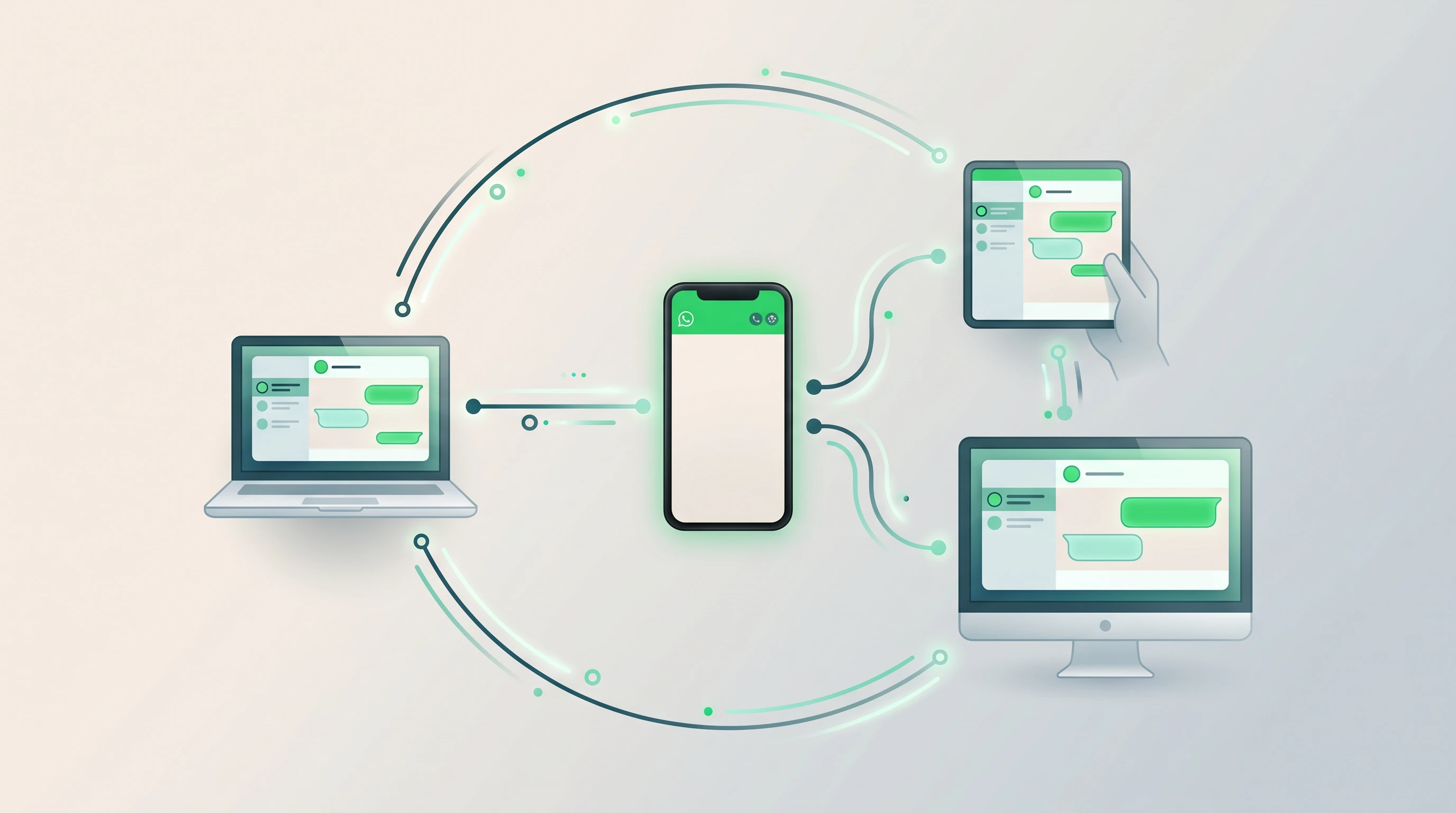WhatsApp Business su più dispositivi per team